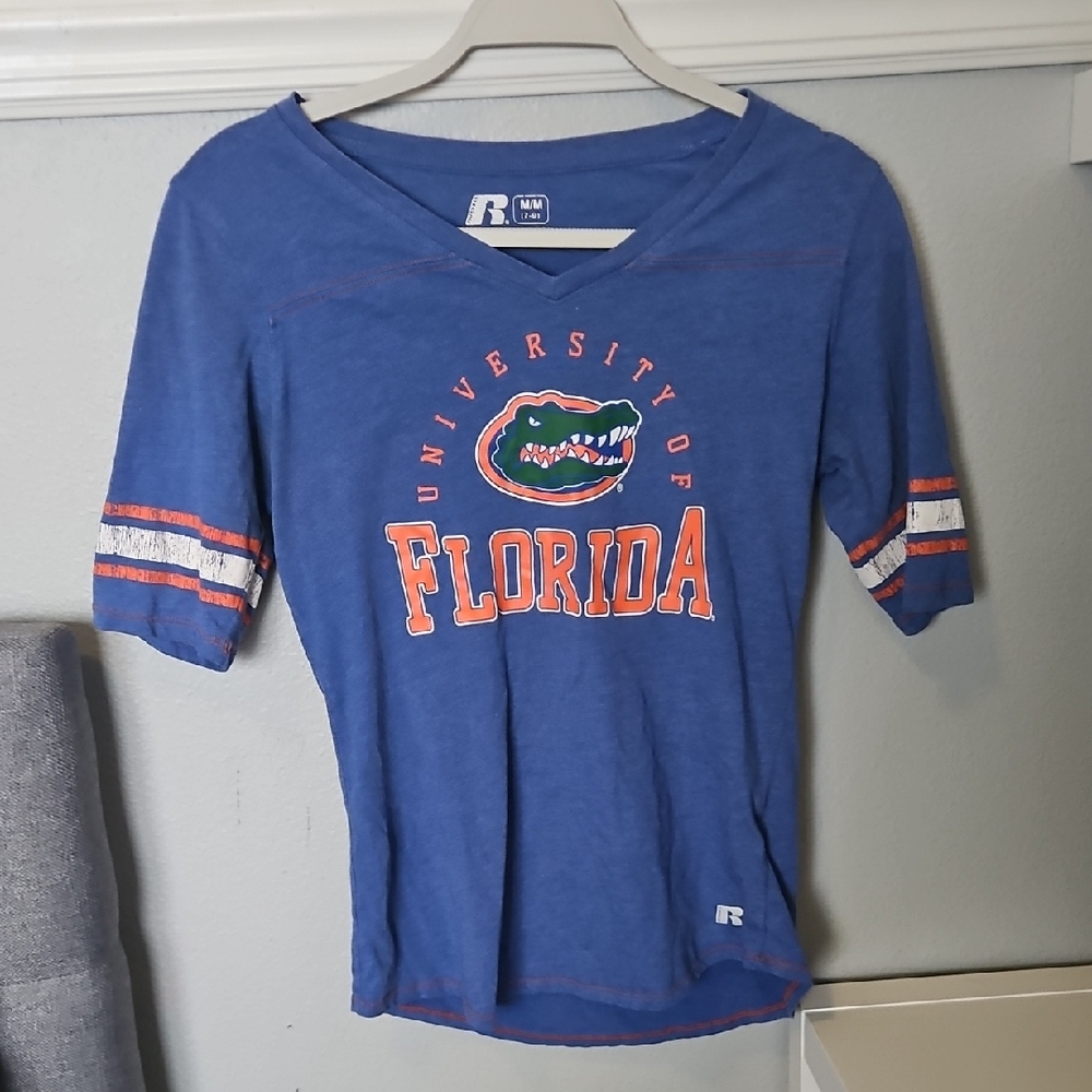 Russell Athletic Blue Florida Gators Tee